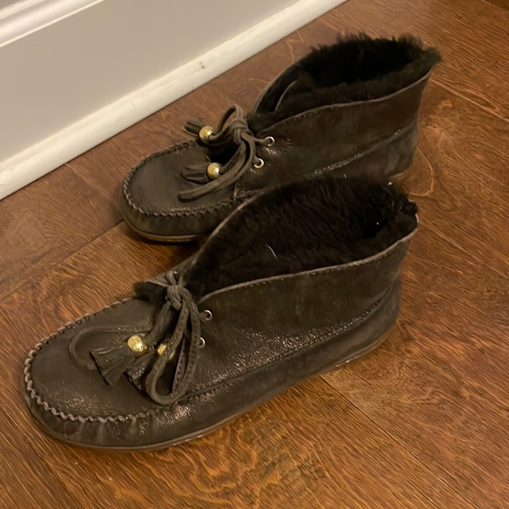 Coach mocassin bootie